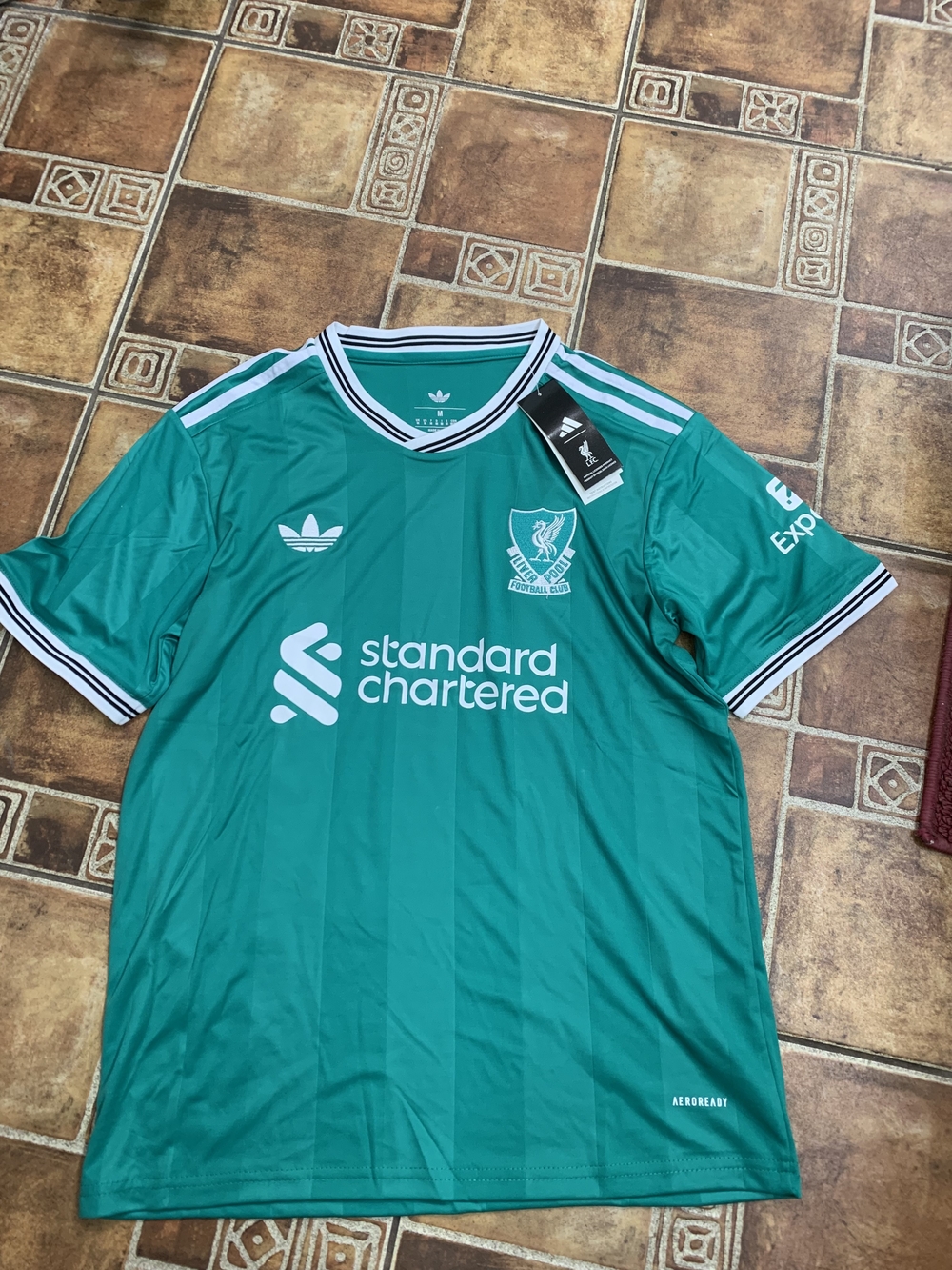 adidas Originals Liverpool 2025/26 Third Kit Jersey Size M